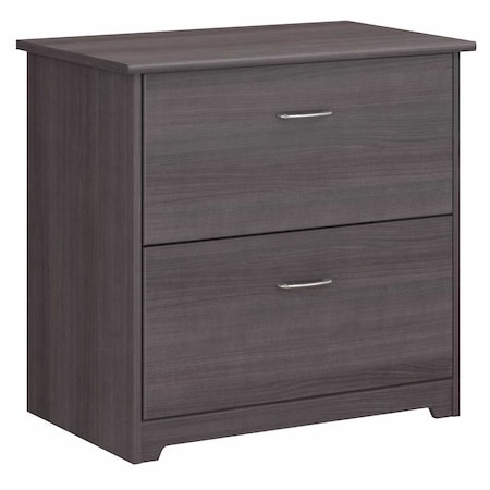 Bush Furniture Cabot 2 Drawer Lateral File Cabinet in Heather Gray WC31780